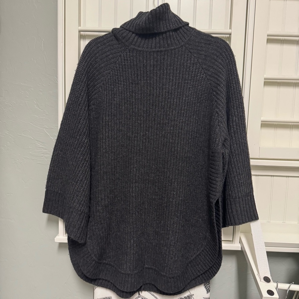 UGG Charcoal Cowl Neck Sweater - Size MED NWOT - Picture 3 of 11